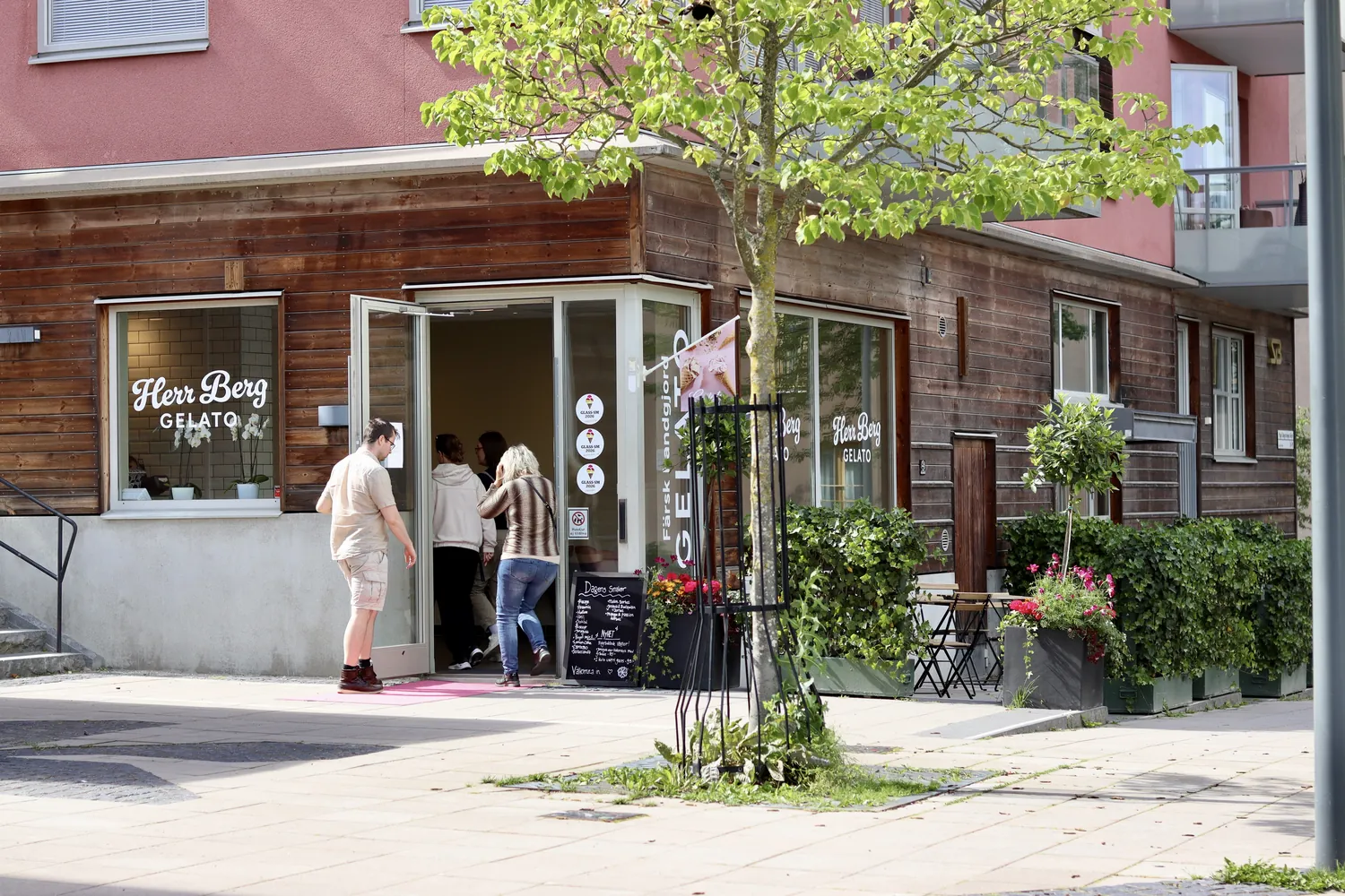 Vår gelateria i Bromma